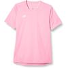 New Balance Men's Short Sleeve Dry T-Shirt Soccer Sports Game Shirt Pink S