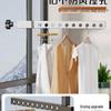 Anti-theft Balcony & Window Clothes Drying Rack with Railing Hooks for Dorms & Households