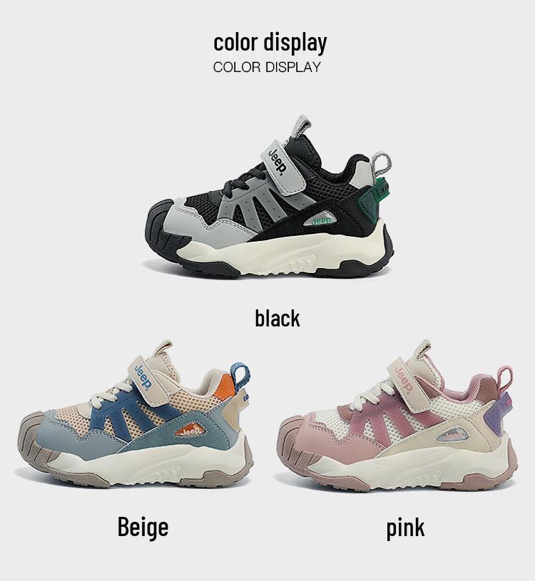 Scarpe da Corsa Traspiranti Jeep per Bambini 2025: Scarpe da Ginnastica Leggere in Rete per Ragazzi e Ragazze, Perfette per Autunno e Inverno
