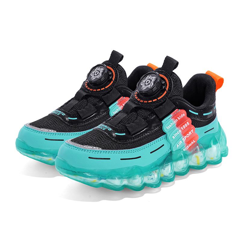 28-39 Children's Net Rotation Buttons Sports Shoes Boys Basketball Sports Shoes Girls Sports Shoes