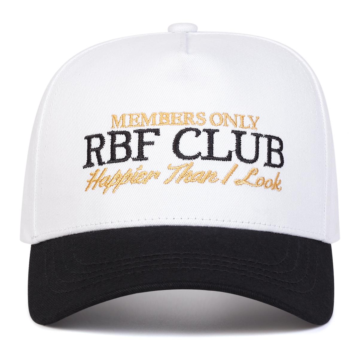 

Бейсболки унисекс RBF CLUB с вышитыми буквами, регулируемые, для отдыха на весну и осень, повседневные, солнцезащитные кепки