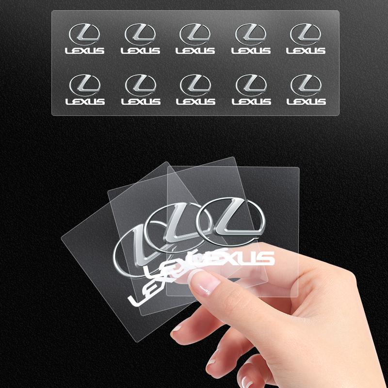 Car Stickers Car-Styling Logo Interior Decorative Accessories For Lexus F-SPORT ES RX NX LS UX LM LX GX LC RZ IS CT GS RC HS