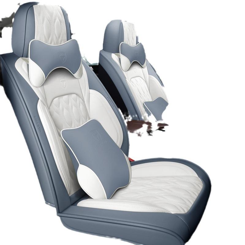 New Seamless Full Leather Universal Car Seat Cushion for All Seasons