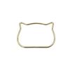 Cat/Bear Shapes Bag Handle Fashionable Iron Not Easily Fade Luggage Hardware Accessories Sturdy Bag Carrying Ring Diy