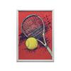 Plakat Tenisowa Pasja Plakat Tenisowa Pasja, 40X50 Cm, Rama Aluminiowa Czarna, Papier Matowy 230 Gsm