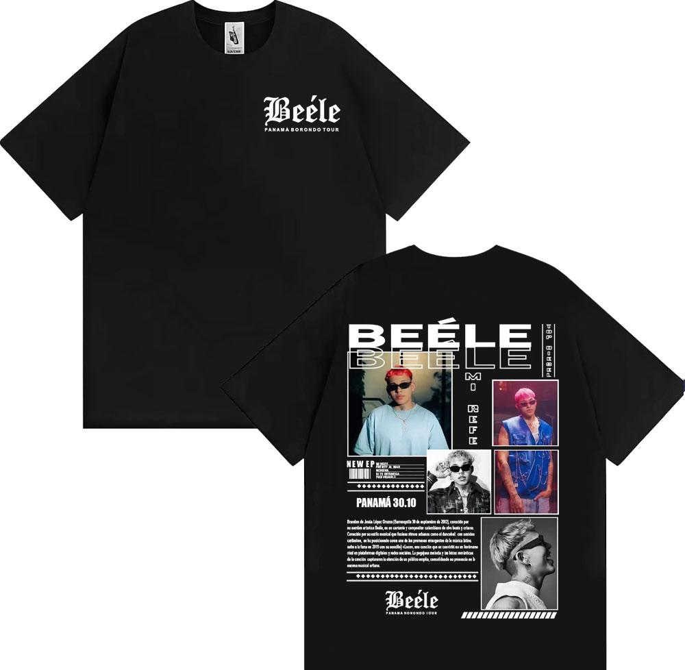 2025 Summer Rapper Biller Album Tour Merch Tshirt Mens Hiphop Pop Street Tshirt 100 Cotton Oversized Street Clothes