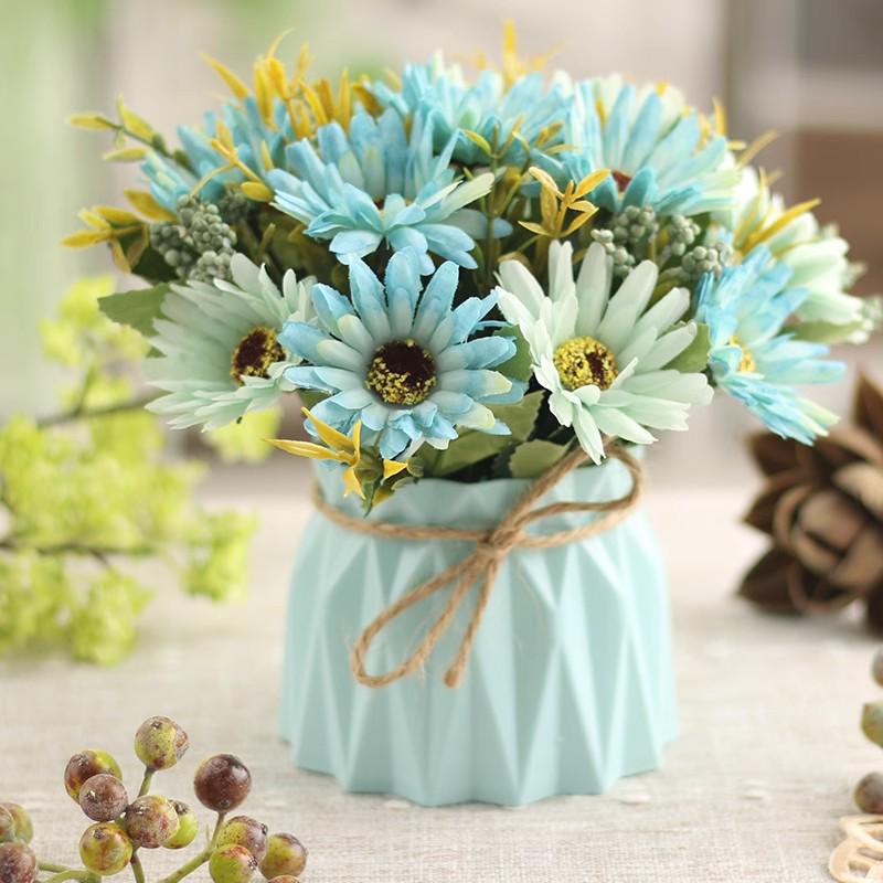 Indoor Artificial Flower Bouquet Decor for Office or Living Room