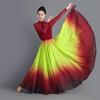 Gonna Lunga Fluida a 720 Gradi Gonna da Danza del Ventre Gradiente Costume da Ballo Classico per Donna Gonna Solare