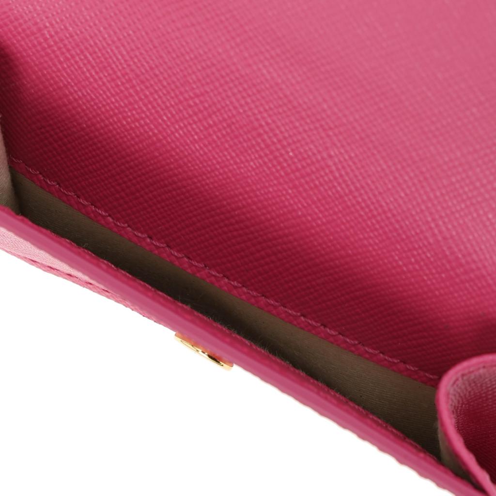 Marni Women's Light Orchid Pink Leather Tri-fold Wallet, Free Size (PFMOW02U07LV520 Trunk)