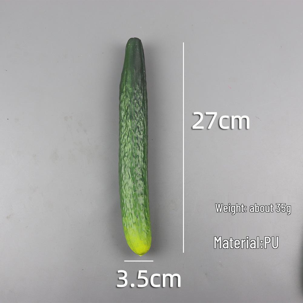 Artificial Vegetable Set: Eggplant, Cabbage, Cucumber, Celery, Spinach - Kitchen Decoration