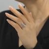 Creative Party Ring Electroplating Dress Up Fine Workmanship Witch Knot Stainless Steel