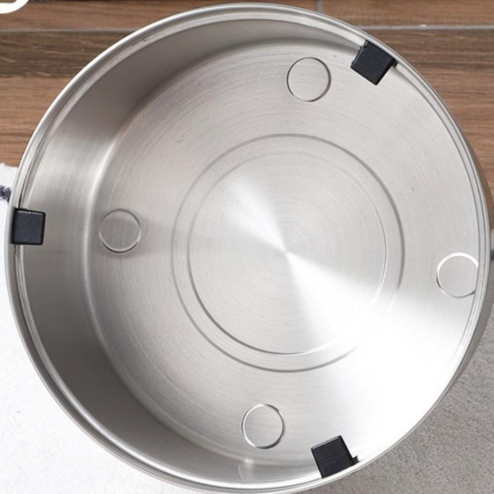 Stainless Steel Dog Water Bowl Anti-Spill Non-Slip Base Cat Floating Bowl Portable Anti-Splash Dog Water Dispenser Travel