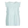 Shop   Women Sleeveless Summer Shirring Puff Layered Blouse White Naru Wbl 21296
