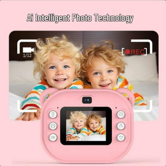 Kids' HD Dual Camera Instant Print Digital Toy for Photos & Videos
