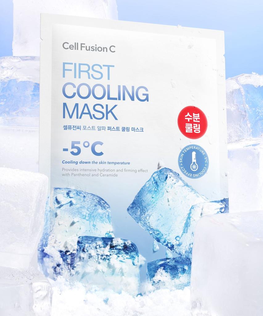 First Cooling Mask 10 Sheets + [Gift] Gel Cream 10ml
