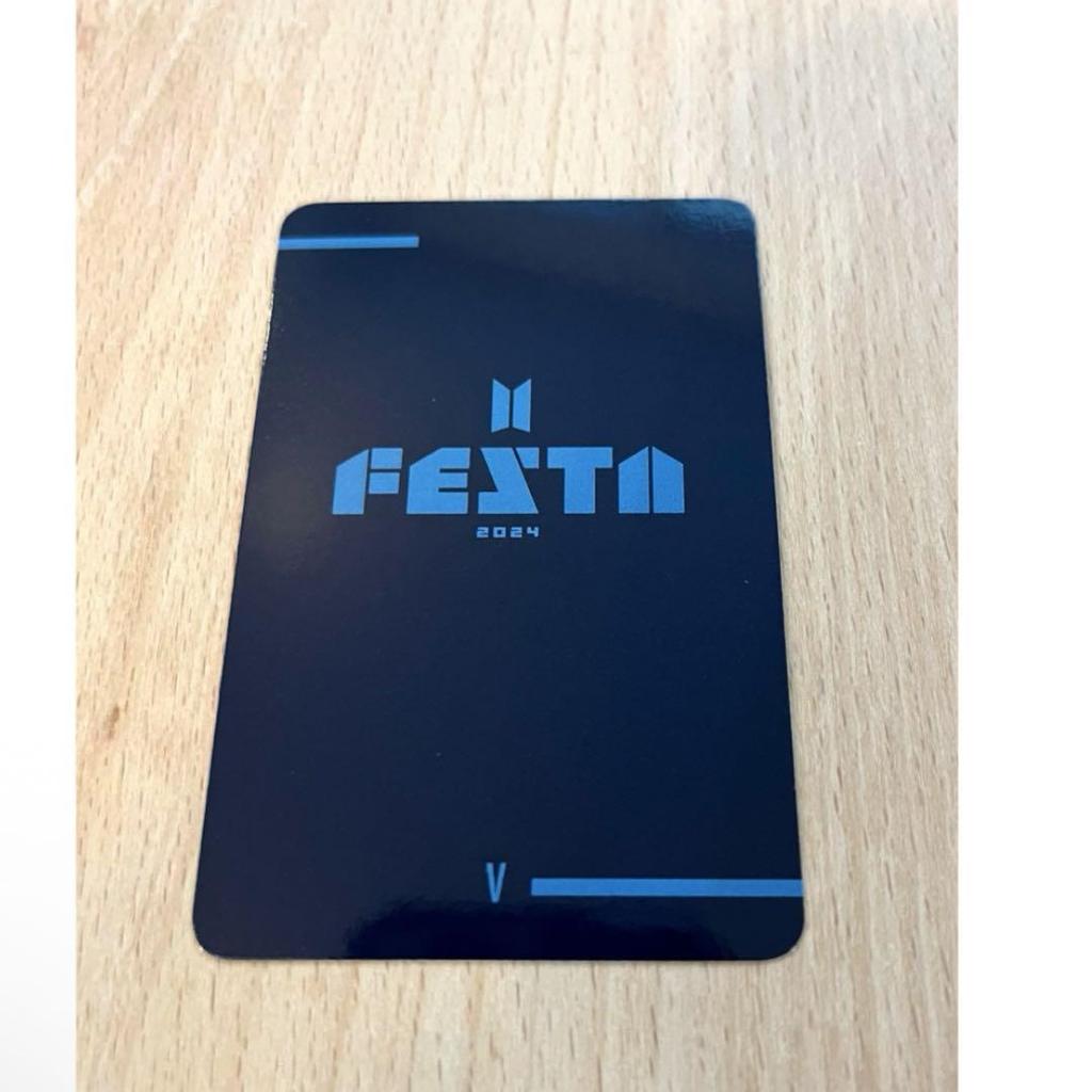[USED] BTS FESTA 2024 ARMYZONE Taehyung V Trading Card Hard Case
