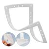 Rubber Butterfly Skimmer Gasket Leakproof Sealing Gasket Rubber Texture Suitable for Above Ground Pools 13.8x7.5inch