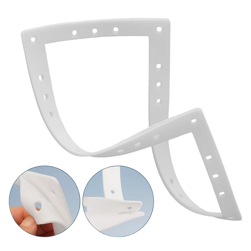 Rubber Butterfly Skimmer Gasket Leakproof Sealing Gasket Rubber Texture Suitable for Above Ground Pools 13.8x7.5inch