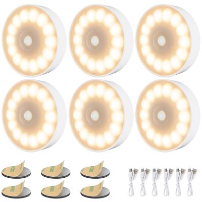 Electight Motion Sensor Indoor USB 14 Upgraded Night 3 Lighting Cordless Light Automatic High Warm Footlight for Light, Rechargeable, LEDs, Version,