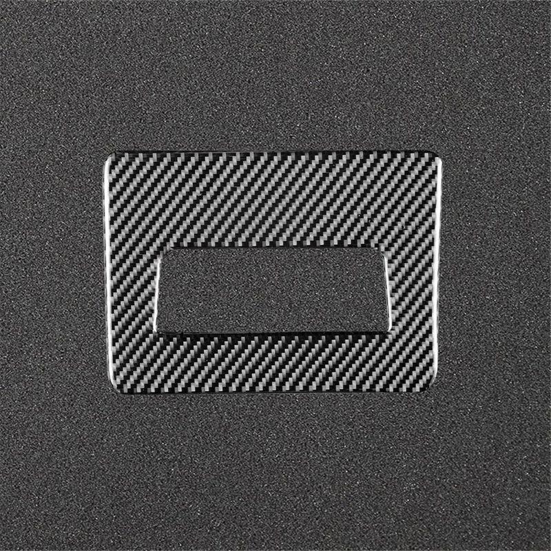 Carbon Fiber For BMW X1 F48 2016- X2 F39 2018- Car Driver Side Storage Panel Cover Trim Interior Accessories Carbon Fiber