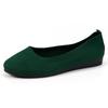 Women's Casual Round Toe Slip-On Knit Flats: New Color, Breathable, Hollow Design