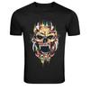 Demon Skull Colorful Horror Graphic T-Shirt