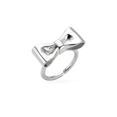NOAKK (Immediate Shipping) Reborn Ribbon Ring 001-Silver