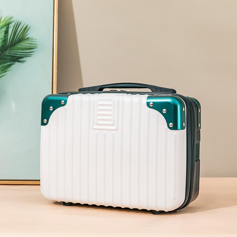 14 inch Mini Luggage Cosmetic Box Hand Waterproof Luggage Organizer Makeup Case Travel Suitcase Light Boarding Case Kids Luggage