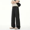 Summer Ice Silk Wide-leg Pants Men's American Miter Mesh Quick-drying Thin Micro-pull Scimitar Casual Floor Pants