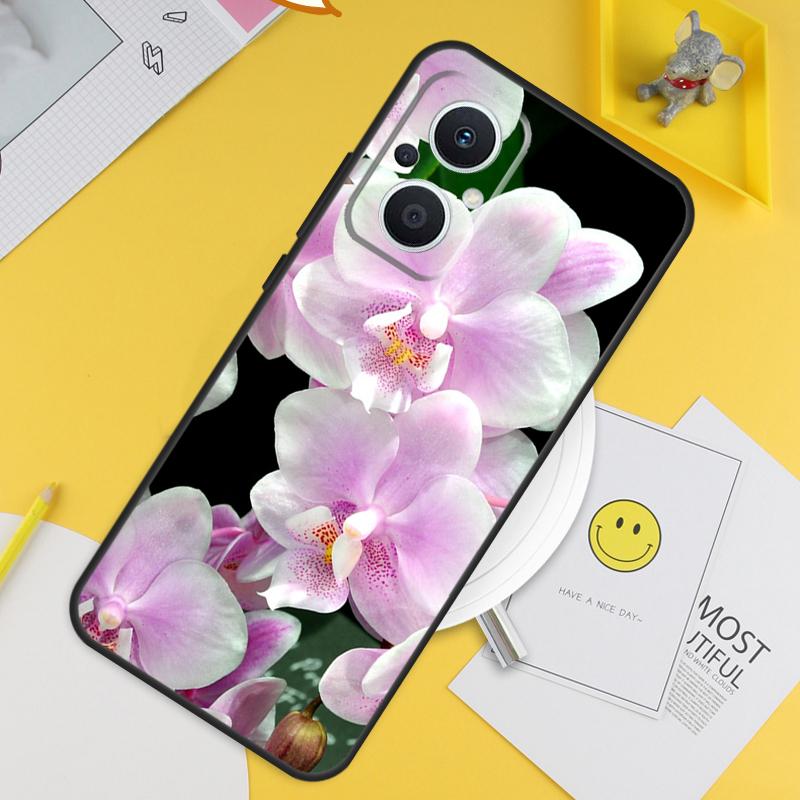Orchid Flowers Colorful For OPPO Reno 13F 11F 12F 14F 10 11 12 13 14 Pro 8T 7 8 Lite OPPO Find X8 X6 X5 X9 Pro Case