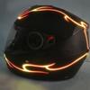 Motorradhelm Licht Nachtfahrtsignale Helm 4 In 1 EL Licht Zweifarbige LED Helm Lichtleiste Dekorationszubehör Kit