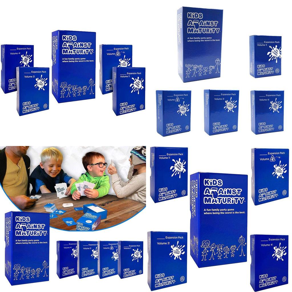 Fun-filled Kids Against Maturity Card Game For Friends And Family Parties