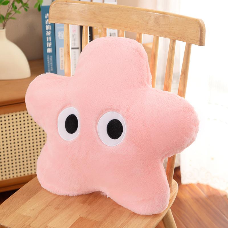 Cute Doll Star Plush Throw Pillow Sofa Cushion Creative Ornament Bay Window Decoration Doll Birthday Gift