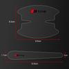 8Pc Transparent Car Door Handle Bowl Anti Scratch Protective Sticker For Audi C7 C6 C5 B5 B6 B7 B8 B9 D3 Q3 Q5 Q7 TT A1 A3 A4 A5