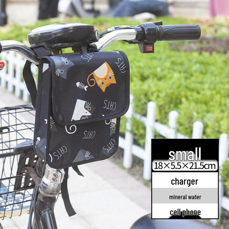 Electric Bike Handlebar Storage Bag: Motorcycle & Bicycle Phone Holder