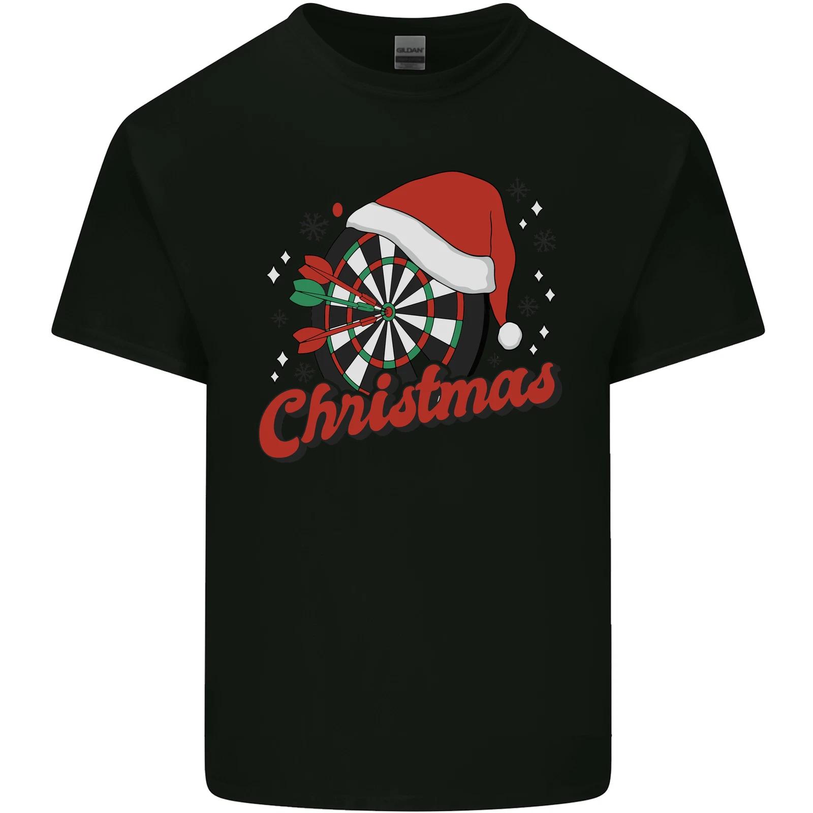 Christmas Dartboard Darts Xmas Kids T-Shirt Childrens 4XL