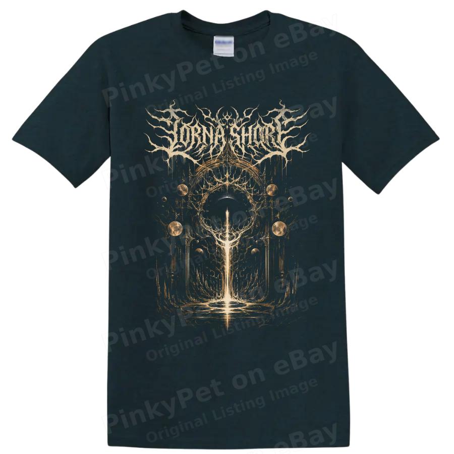 Lorna Shore Metal Band T Shirt Cosmic Eclipse Gothic Art Graphic Tee Unisex Top
