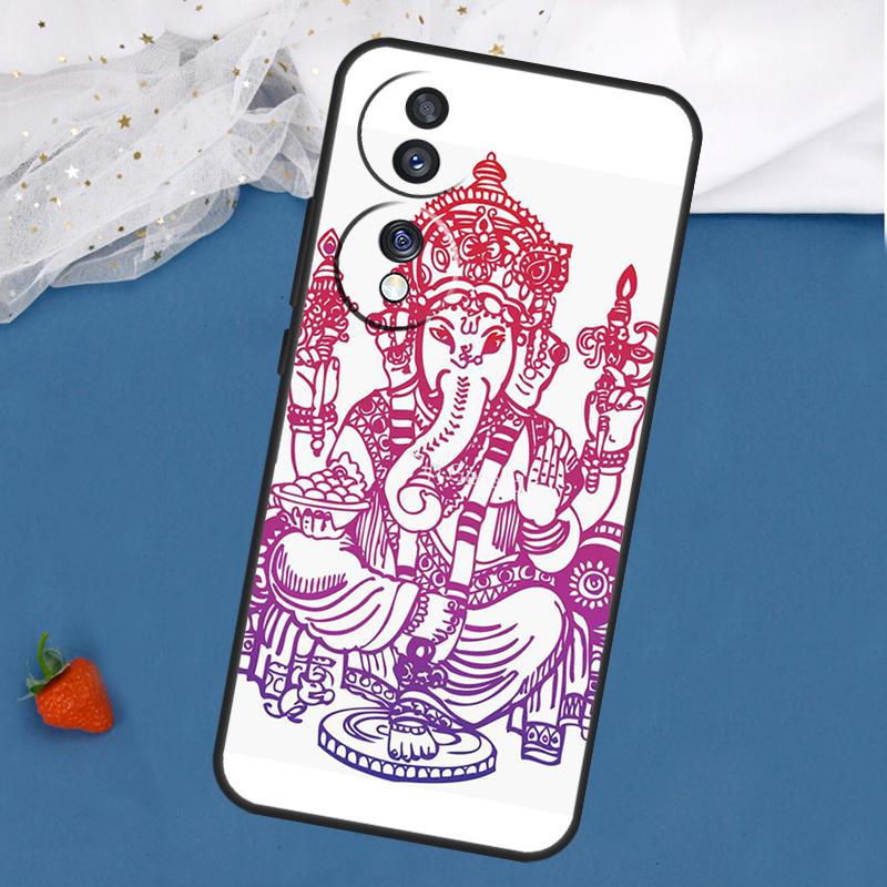 

Ganesh Elephant God Case For Honor Magic 7 5 6 Lite 8 Pro 200 400 50 70 90 X8c X8b X9a X9b X9c X9d Win RT Cover Honor 200 Pro