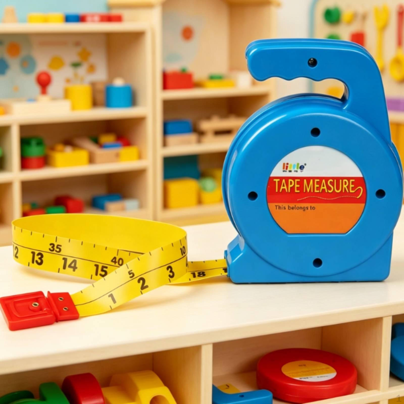 Retractable Tape Measure Builtin Handle HandHeld Printed Markings Tool
