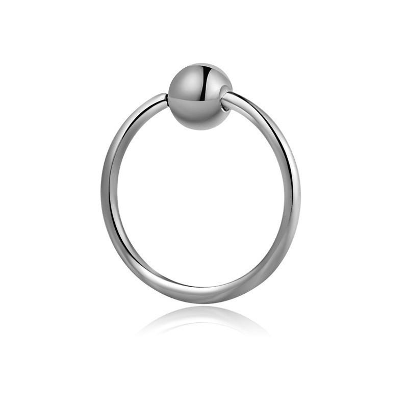 

316L нержавеющая сталь простой шариковый зажим нос/губа кольцо пирсинг ювелирные изделия 1.0*8*3mm