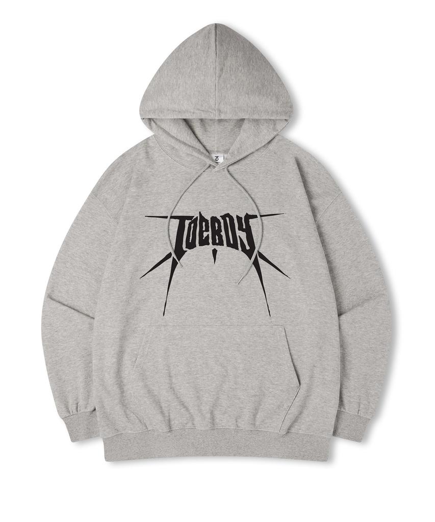 Cross Overfit Brushed Print Hooded Sweatshirt
