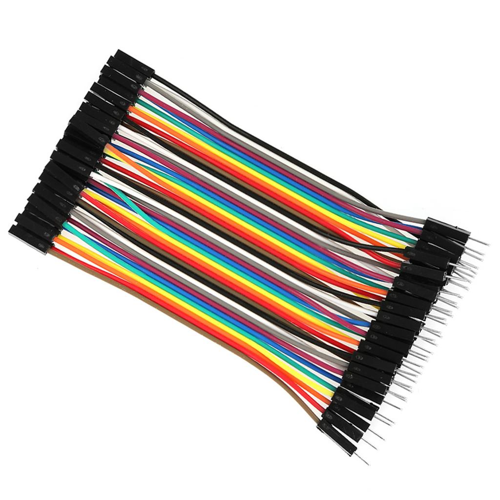 Wire Kit, 3 Pieces Colorful 10cm, Breadboard   Cables, Breadboard   Wire Kit, with 40 Pins M to FCelsius40