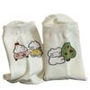Women's Mid-Calf Cartoon Kitten Scrunch Socks: Cute College Style for Autumn & Spring