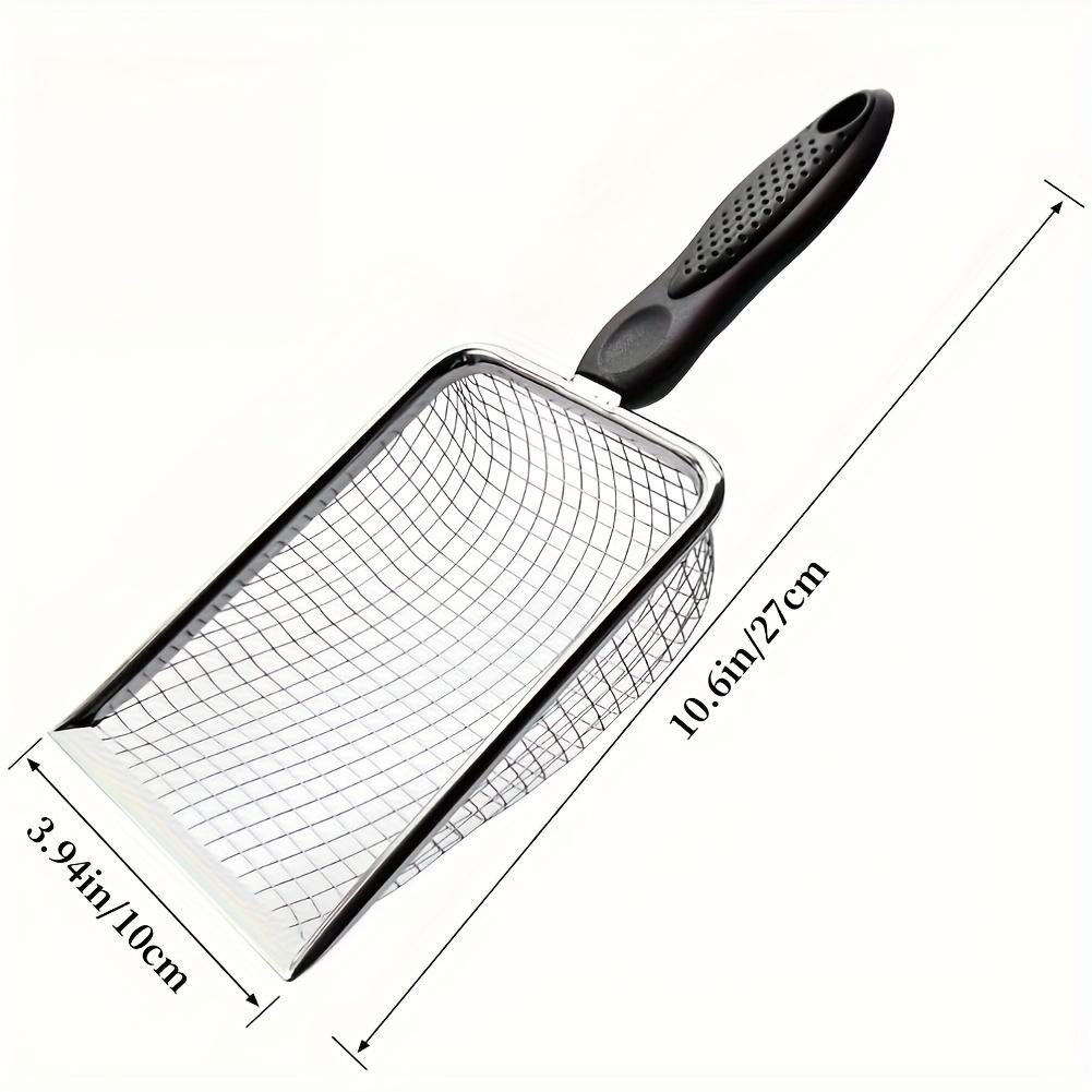 

Сверхпрочный металлический садовый просеиватель почвы с эргономичной ручкой Сетка для компоста и камней для садоводства, подготовки почвы, ландшафтного дизайна Прочный садовый инструмент