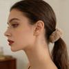 Korean Retro Folded Chiffon Scrunchies for Women, Sweet Temperament Oversize Hair Tie