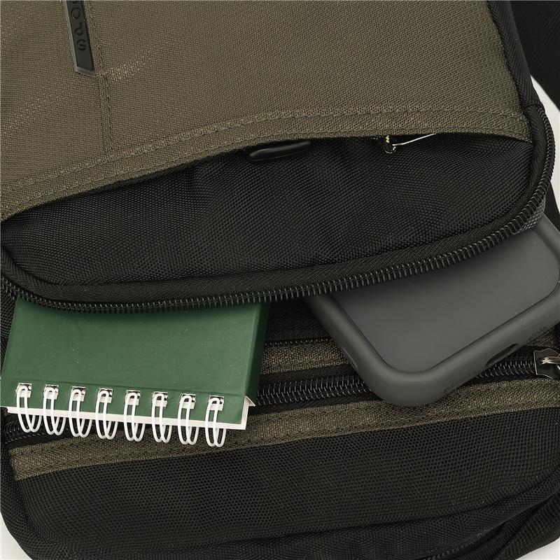 Men's Traveling Shoulder Bag Fashion Casual Patchwork Handbag High Quality Oxford Cloth Waterproof Multifunctional Crossbody Bag