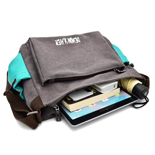 Anime Demon Slayer Messenger Bag ONE PIECE School Bag Backpack