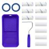 Paint Roller Tool Set | 4-inch Mini Roller Set, Roller Tray Tool, Paint Roller with Handle, Home Decoration Tool