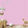 Geometric rhombus wallpaper powder pink, white and purple 50x1000