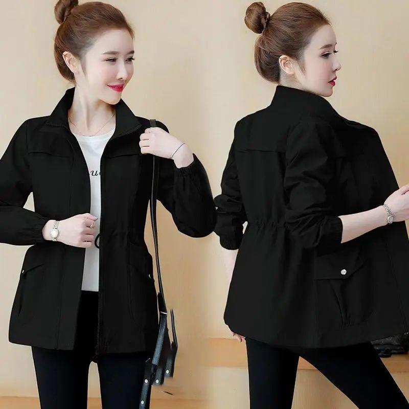 Spring Women's Jackets Causal Windbreaker Famale Thin Basic Coat Lightweight Jacket Outwear Women Clothing